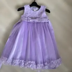 キッズ　ドレス　パープル　120cm