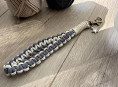 スマホストラップ パラコード風 ハンドストラップ ハンドメイド