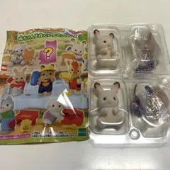 シルバニアファミリー 赤ちゃん工作だいすきシリーズ ショコラウサギ 2個セット