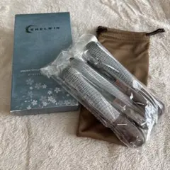 新品　SHELWIN メイクブラシ 5本セット 収納ポーチ付きのサムネイル