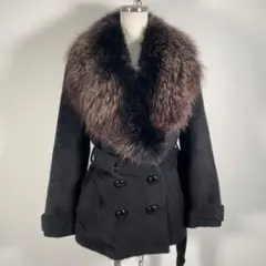 未使用 タグ付き NICOLE BENISTI ダウンコート フォックスファー
