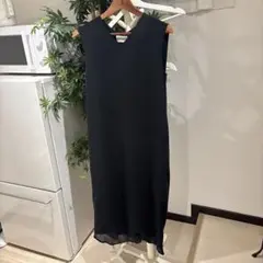 KBFブラック ノースリーブ ワンピース