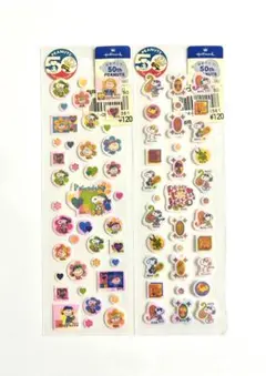 【平成当時購入品】SNOOPYオーロラカラーシール2枚　ヒッピースヌーピー！