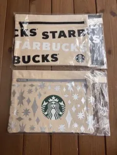 新品未開封　Starbucks ホリデーポーチ 2020 2点セットのサムネイル