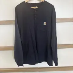 Carhartt カーハート Long T-Shirt navy Lサイズ