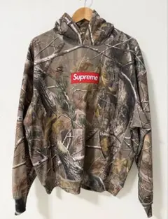 Supreme リアルツリー カモ ボックスロゴ パーカー S