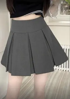 ⭐️500円値下げ⭐️shein グレー プリーツスカート