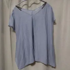 IENA コットンシルクＶネックブラウス　 半袖シャツ