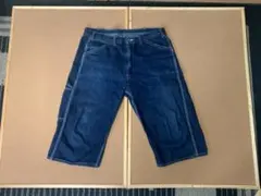 ☆FLAT HEAD／フラットヘッド　 デニムショートパンツ 34Wのサムネイル