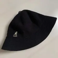 KANGOL ブラック バケットハット フリース