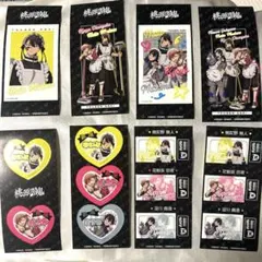 桃源暗鬼きゃらくたぶるステッカーズ　まとめ売り　無陀野無人　花魁坂京夜　淀川真澄