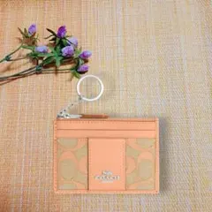 COACH コーチ カードケース パスケース シグネチャー ジャカード