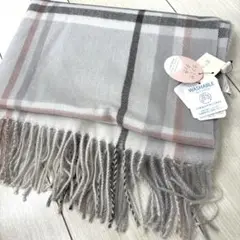 grove マフラー　新品　チェック　カシミヤタッチ　グローブ　ストール