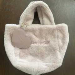 [美品]sweet 付録　ジルスチュアート ファーバッグ&ハートポーチチャーム