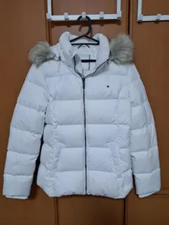 ②TOMMY HILFIGER ダウンコート フード付き 164cm