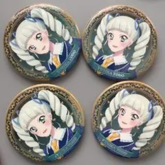 アイカツ アトレ秋葉原 缶バッジ ランタンナイトパーティ　藤堂ユリカ 4個