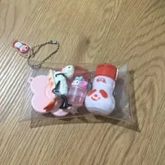 ガチャ詰めポーチ (赤系)