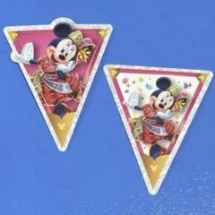 ディズニー 40周年 ミニー シール ステッカー バラ売り 2枚のサムネイル