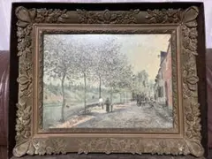 s*l様 C.Pissarro 風景画 ゴールドフレーム インテリア 壁掛け 格