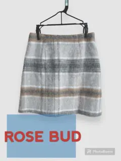 【旬！】ROSE BUDミニスカート ギャル チェック グレー ZARA好き