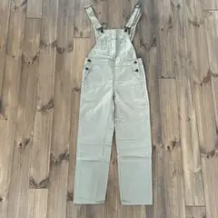 【良品】GU ジーユー オーバーオール サロペット オールインワン　ベージュ