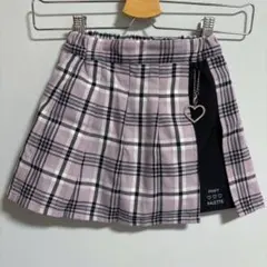 PINKY PALETTE チェック柄プリーツスカート　130cm