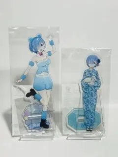 レム　アクリルスタンド2種セット　七夕まつり　コミケ104