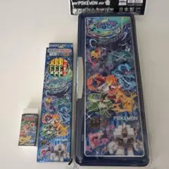 ポケモン筆箱 ホログラム＆鉛筆2B 消しゴム3点セット☆新品