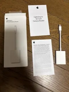 Apple純正 Lightning SDカードカメラリーダー