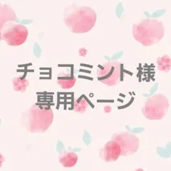 チョコミント様　専用ページ