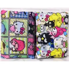 キティちゃん キキララ トートバッグ 黒白 ２種セット 総柄デザイン ☆★