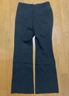 ORIHCA ブラック フレアパンツ レディース