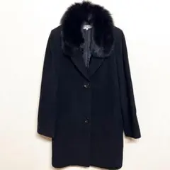 【M】natural beauty basic レディース　コート　黒　ブラックのサムネイル