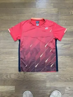 YONEX 吸汗速乾 ユニフォームTシャツ　Lレッド