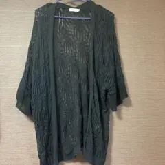 レプシィムローリーズファーム　鍵あみカーディガン