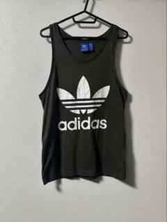 adidas アディダス 深緑 タンクトップ