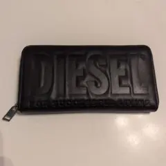 DIESEL 長財布 ブラック ラウンドファスナーのサムネイル