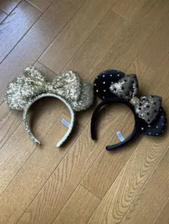 ディズニー ミニーマウス カチューシャ 2点セット