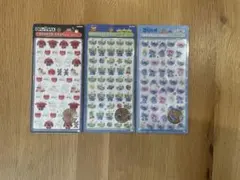 ボンボンドロップシールmini ディズニー3点