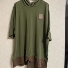 進撃の巨人 調査兵団 パーカー 半袖　ペアありのサムネイル