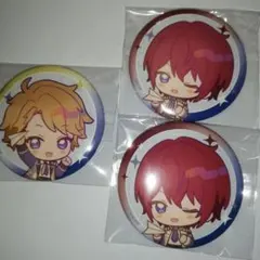 あんスタ アニカフェ スタフォニ 缶バッジ 鳴上嵐 朱桜司