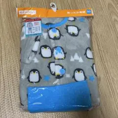 【新品未使用】ペンギン柄 ベビーパジャマ 80cm