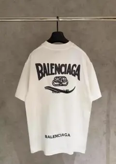 BALENCIAGA ロゴ Tシャツ ホワイト