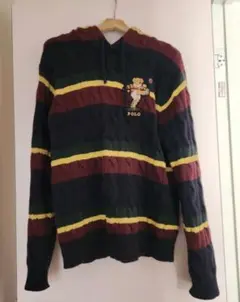 ポロベア　POLO RALPH LAUREN ケーブルニットパーカー