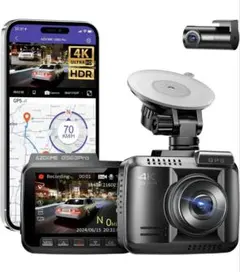 4K ドライブレコーダー 前後同時録画 WiFi GPS 駐車監視 AZDOME 4K ドライブレコーダー 前後同時録画 WiFi GPS 駐車監視 AZDOME - メルカリ