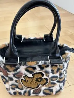 ディズニーミニー　ボアトートバッグ