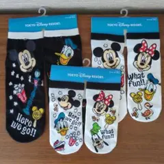 TOKYO DISNEY RESORT ソックス 3足セット