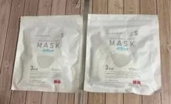 m*o様 新品 ユニクロ エアリズム マスク こども Sサイズ ホワイト 3枚組
