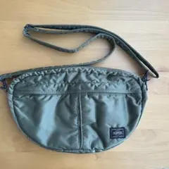 PORTER タンカー ハーフムーンショルダー セージグリーン