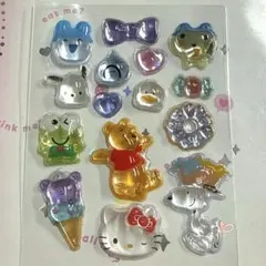 【正規品】ボンボンドロップシール おすそ分け　ディズニー　サンリオ　しずくちゃん